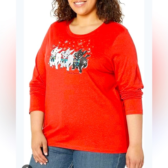 Vera Bradley Scottie Dog long sleeve shirt - Picture 2 of 9